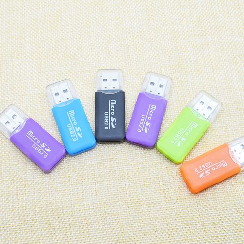 Micro SD Card Reader USB 2.0 Mini Card Reader for Mini SD Techmania